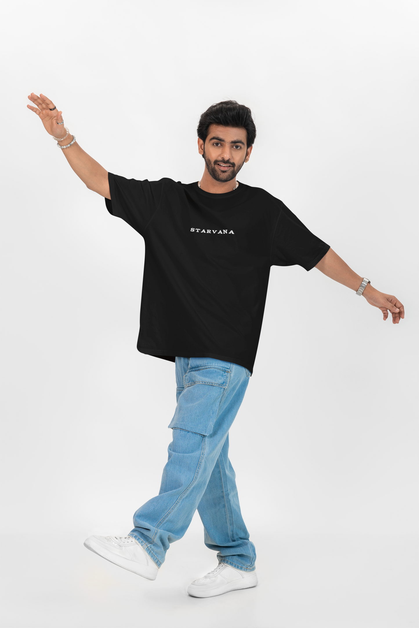 Peace Backprinted Relaxed Fit T-Shirts