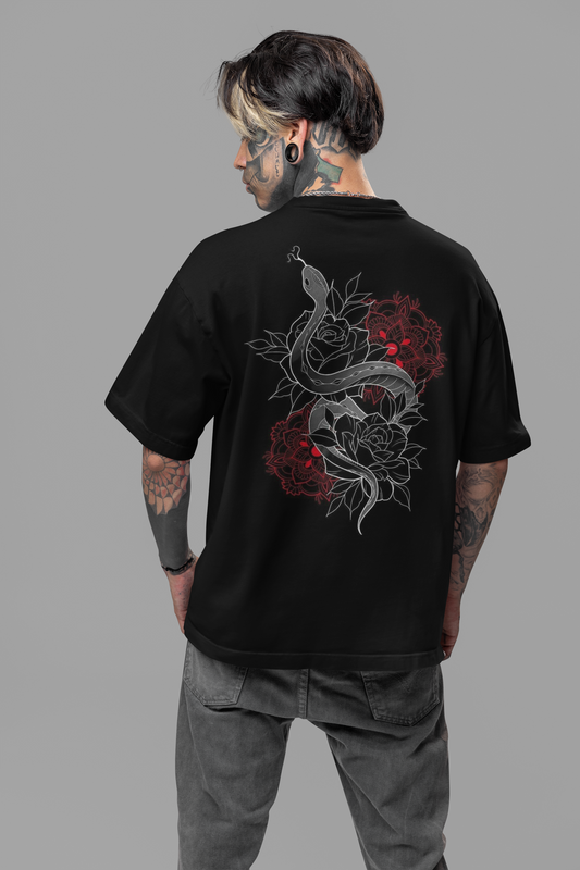 Blood Snake Oversized T shirt