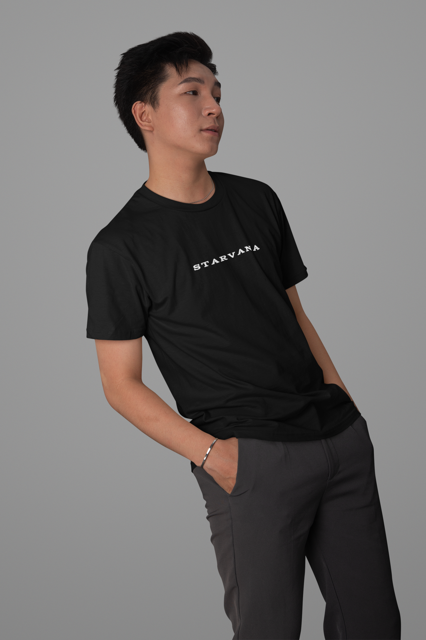 Ornate Flying Snake Back Printed Relaxed Fit T-Shirt