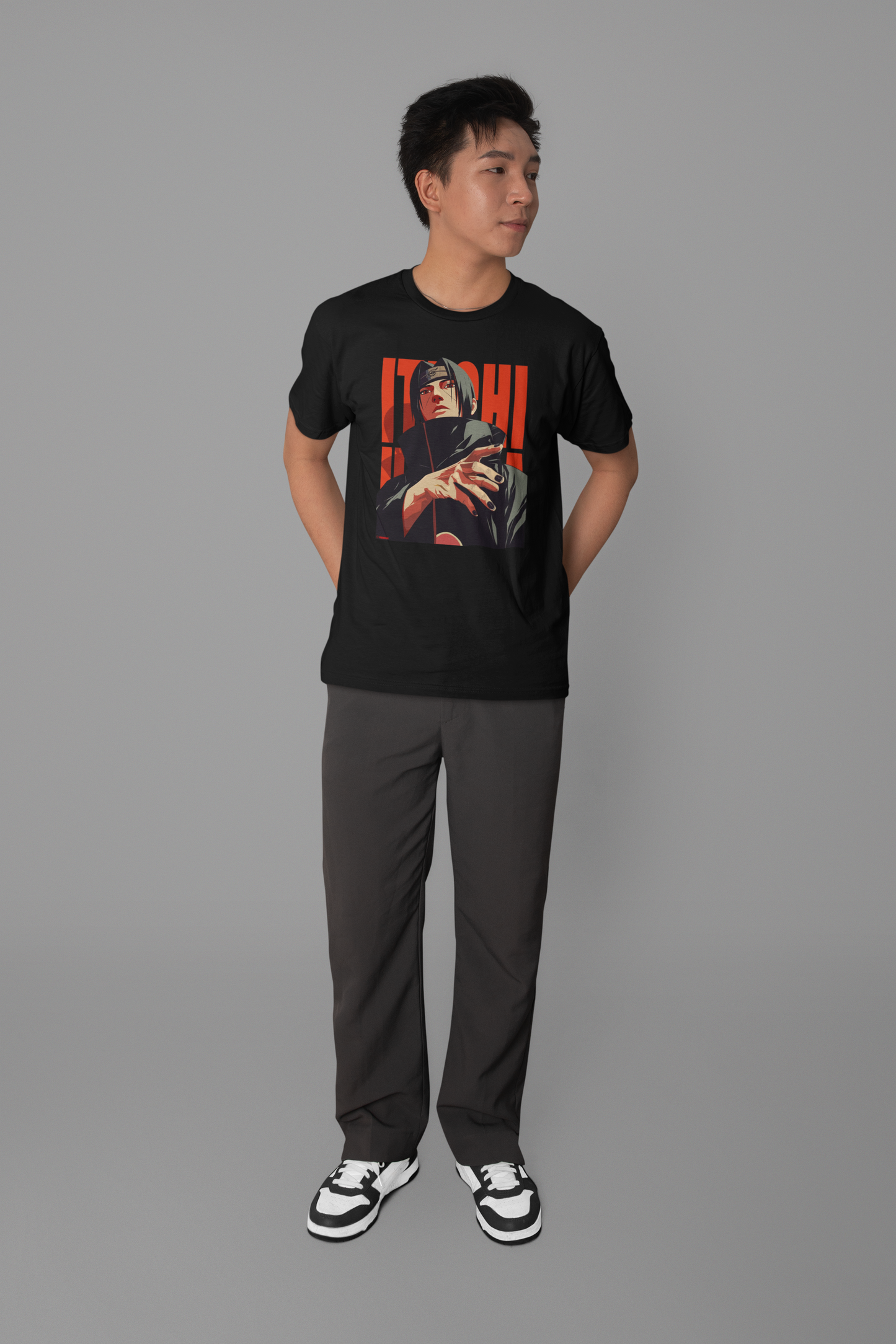 itachi Back Printed Relaxed Fit T-Shirt