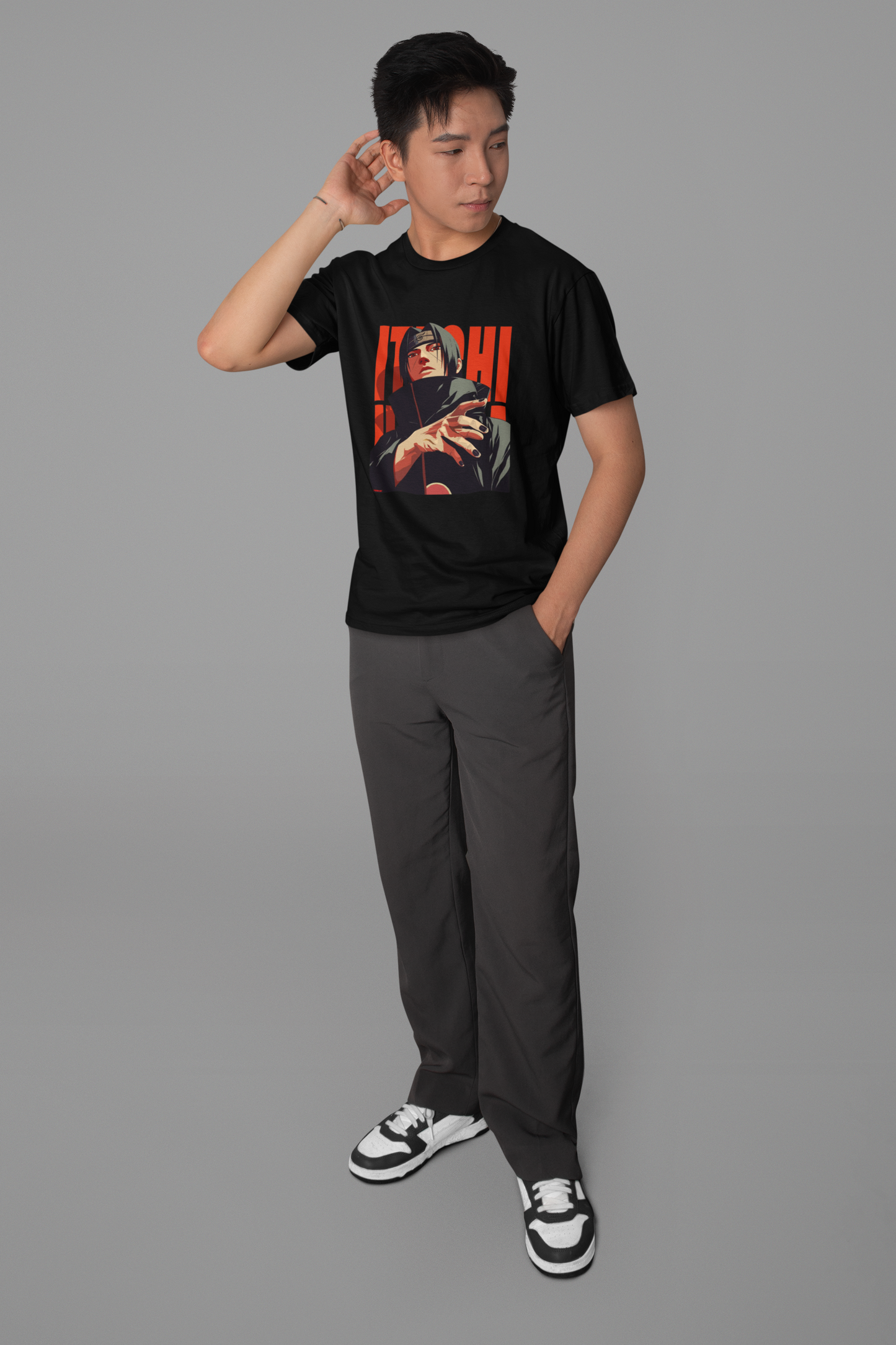 itachi Back Printed Relaxed Fit T-Shirt