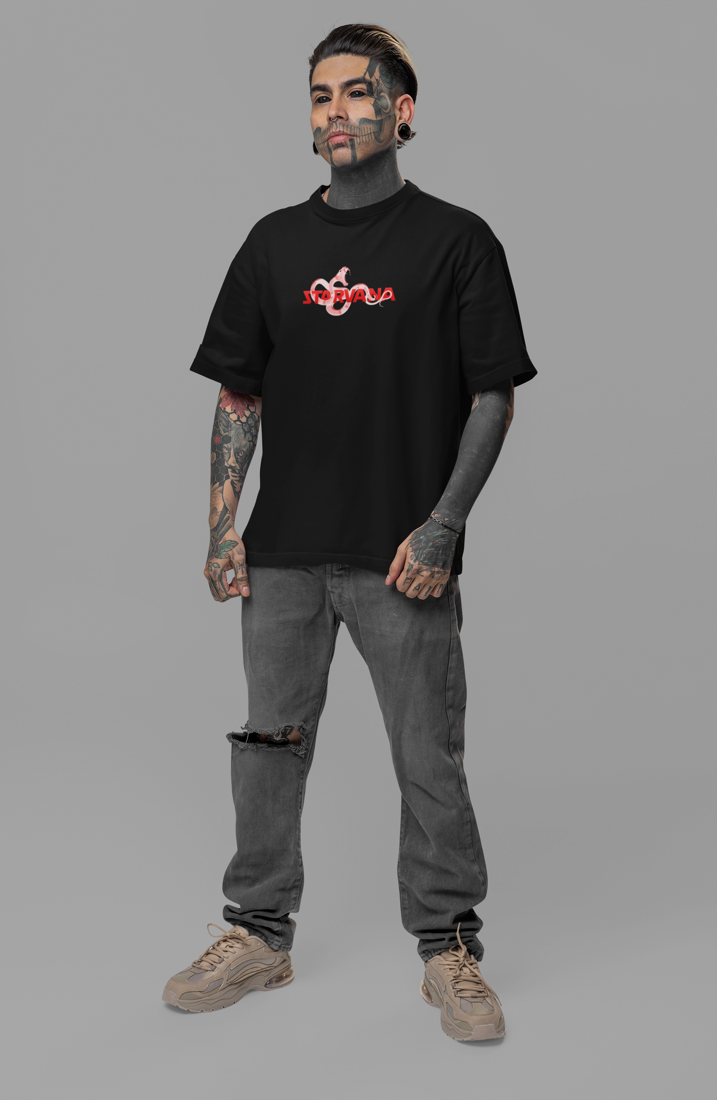 Blood Snake Oversized T shirt